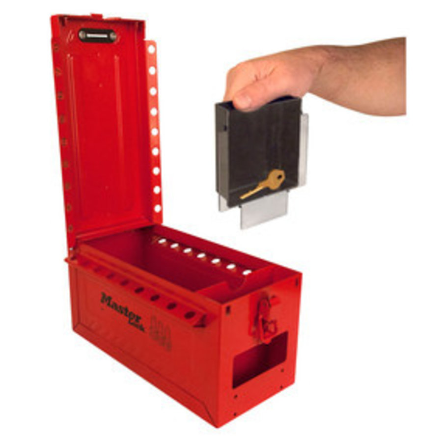 Tragbarer Gruppenverriegelungs-Kasten mit Schlüsselfenster-2