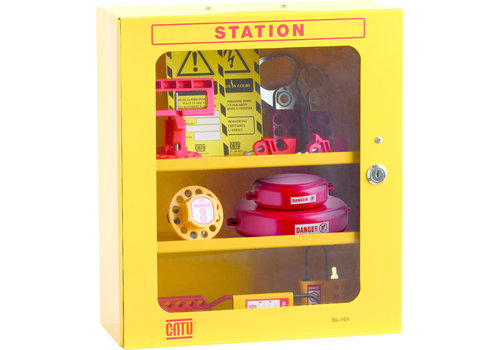 Abschließbare LoTo Station 