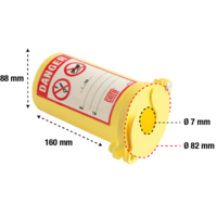 thumb-Gasflaschen-Verriegelung GL-101 gelb-2