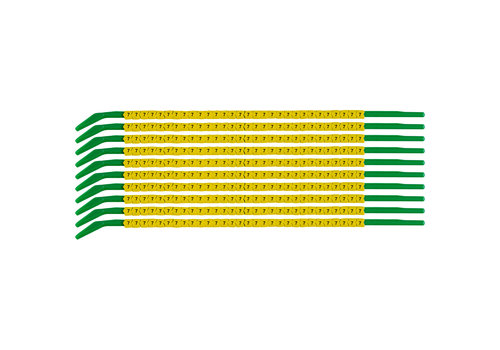 ClipSleeve SCNG-09-8 Kabelmarkierer Zahl 8 gelb | Brady 