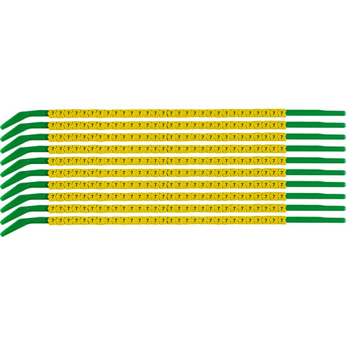 ClipSleeve SCNG-09-8 Kabelmarkierer Zahl 8 gelb | Brady 