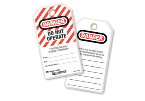 Anhänger - „Gefahr - Nicht bedienen“ 