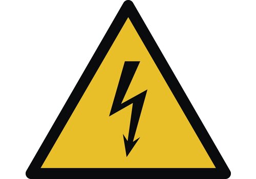 Warnung vor elektrischer Spannung 