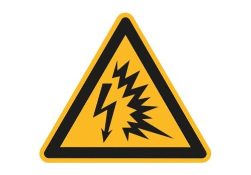 Warnung vor Lichtbogen 