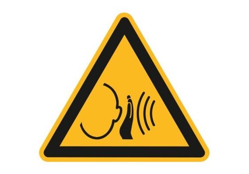 Warnung vor unvermittelt auftretenden lauten Geräuschen 