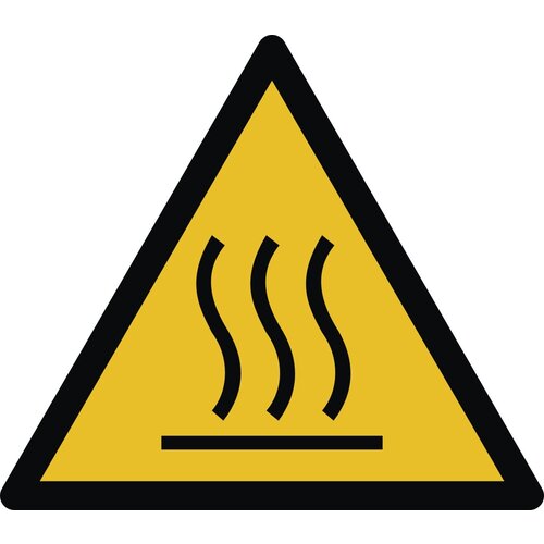 Warnung vor heißer Oberfläche 