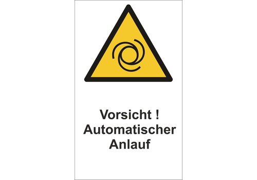 Vorsicht! Automatischer Anlauf 