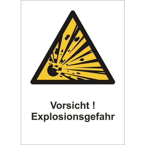 Vorsicht! Explosionsgefahr 