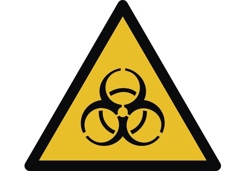 Warnung vor Biogefährdung 