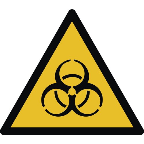 Warnung vor Biogefährdung 