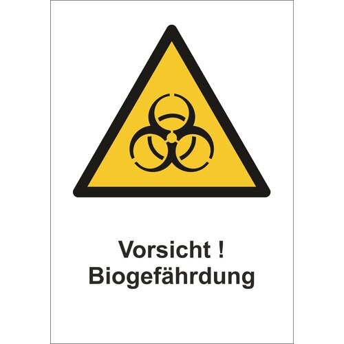 Vorsicht! Biogefährdung 