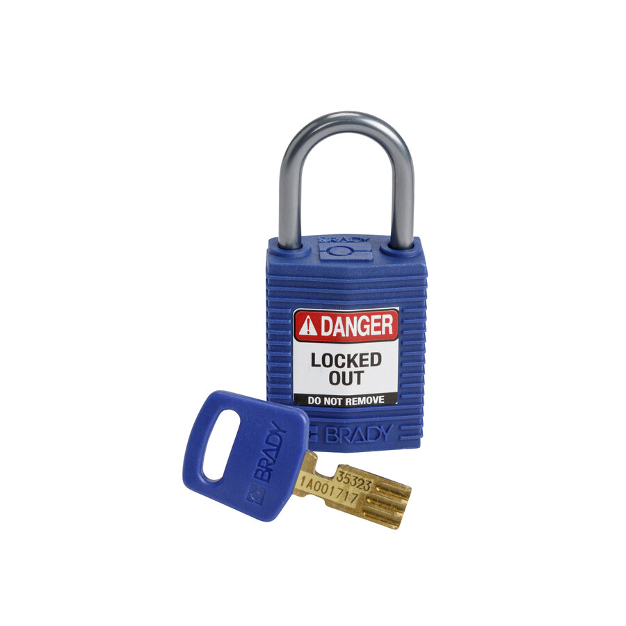 SafeKey Compact Nylon-Vorhängeschlösser mit Aluminiumbügel-1