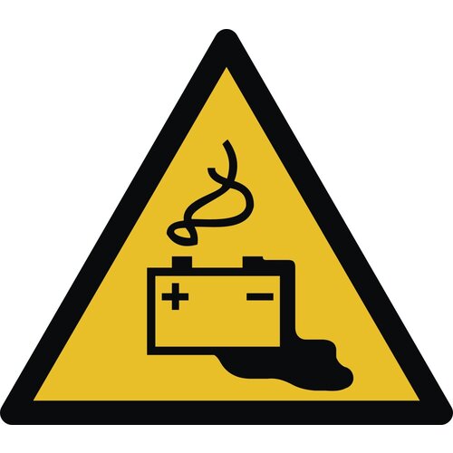 Warnung vor Gefahren durch Batterien 