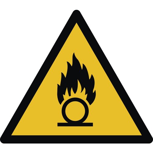 Warnung vor brandfördernden Stoffen 
