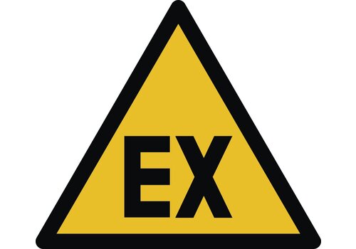 Warnung vor explosionsfähiger Atmosphäre 