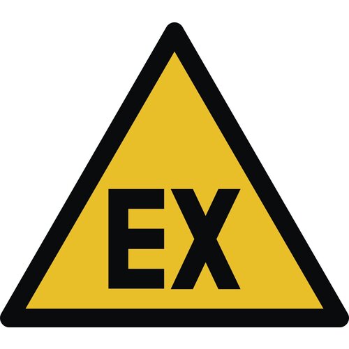 Warnung vor explosionsfähiger Atmosphäre 