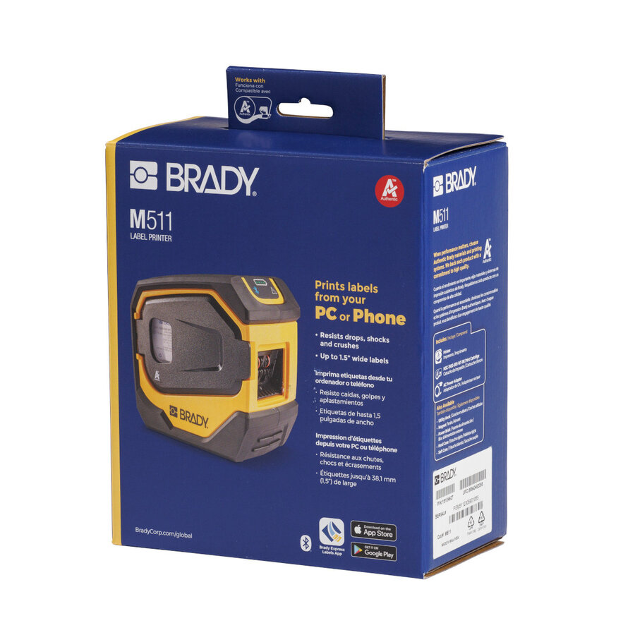 M511 Etikettendrucker mit Brady Workstation PWID-Suite-2