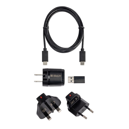 M211 / M511 AC-Adapter – Netzteil mit USB-C-Kabel – Brady 176501 