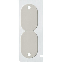 thumb-B-145FG  - Ovale Anhänger Flammenhemmend - M610/M611-1