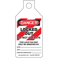 PSL-1019 Anhänger - „DANGER LOCKED OUT DO NOT OPERATE"