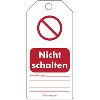 thumb-Tagout: Wiederbeschreibbare Anhänger für Warnhinweise-2