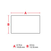 thumb-B-499 - Nylonetiketten gestanzt (DIE-CUT) - M210/M211/BMP21-1