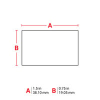 thumb-B-499 - Nylonetiketten gestanzt (DIE-CUT) - M210/M211/BMP21-6