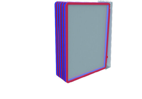 ABAX  10er Klarsicht-Hängetafel A4 inkl. Halter 