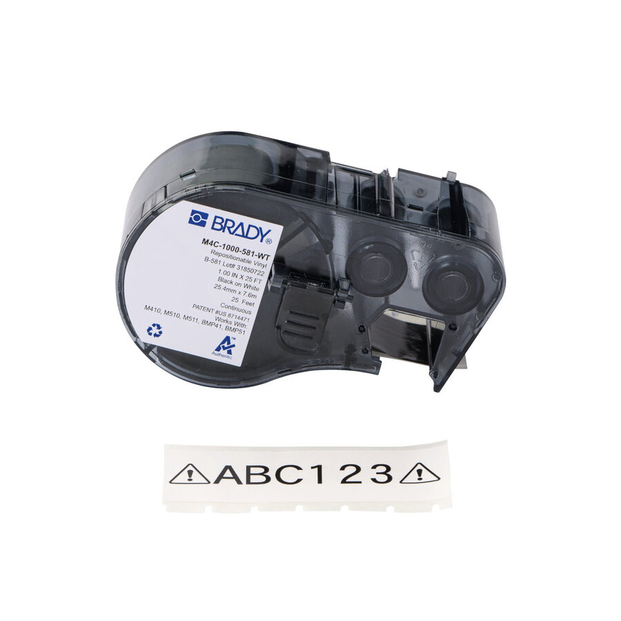 B-581 - Repositionierbare Mehrzweck-Vinyletiketten - M510/M511-2