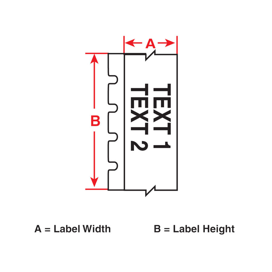 B-423 - Raue Umgebungen geeignete Mehrzweck-Etiketten aus Polyester   - M510/M511-2