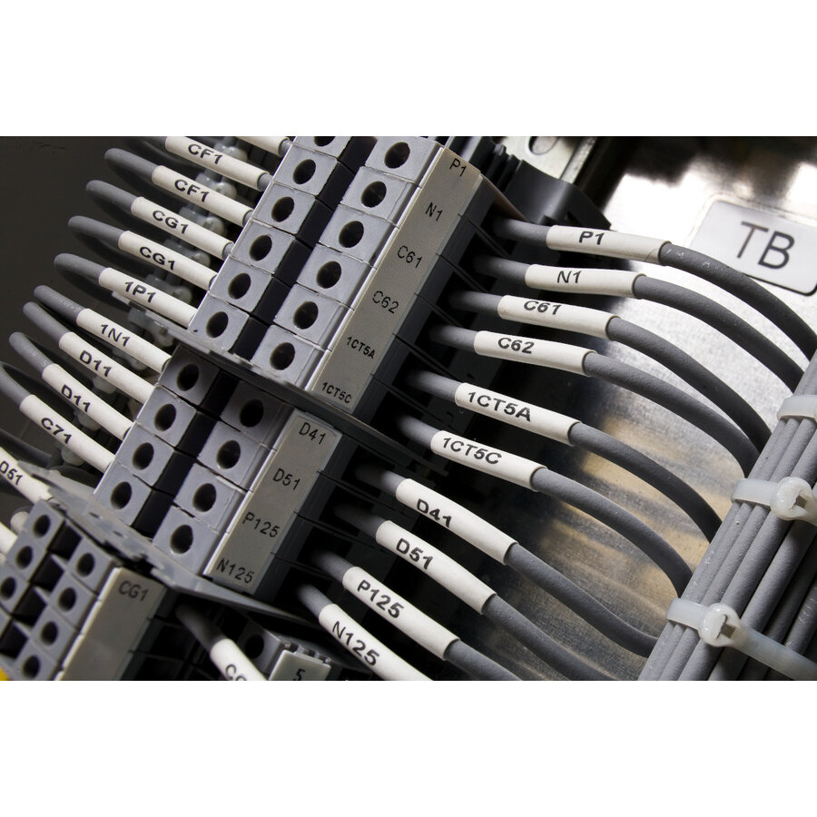 B-342 - PermaSleeve Schrumpfschläuche für die Leitungs- und Kabelkennzeichnung GROßPACKUNG  - M610/M611-2