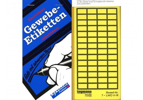 Gewebeetiketten TWO - Brusttaschenformat 