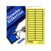Gewebeetiketten TWO gelb, Brusttaschenformat | Leymann