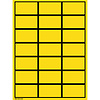 Brady Gewebeetiketten  WOB Gelb mit Rand