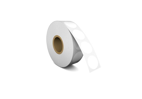 Prüfplaketten Vinyl - Weiß Gelb Grau 