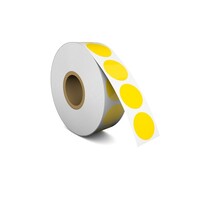 thumb-Prüfplaketten Vinyl - Weiß Gelb Grau-2