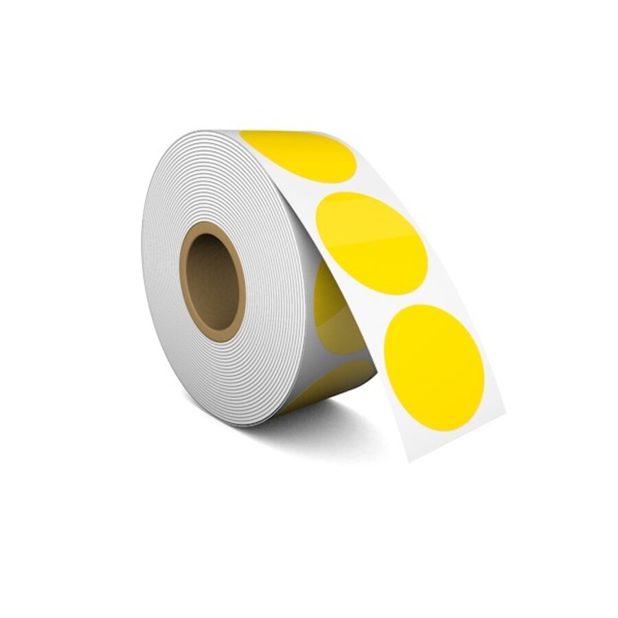 Prüfplaketten Vinyl Weiß Gelb Grau für SMS-330 | Rebo-5