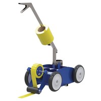 thumb-Lang haltbare und gerade Linien bei jedem Einsatz Gerade Linien dank stabiler Konstruktion und feststehenden Rädern Die Abrollvorrichtung für die Markierungsbänder ganz einfach an das BradyLine Bodenmarkiergrät mit einer Schraube befestigen Einfaches Ein-1