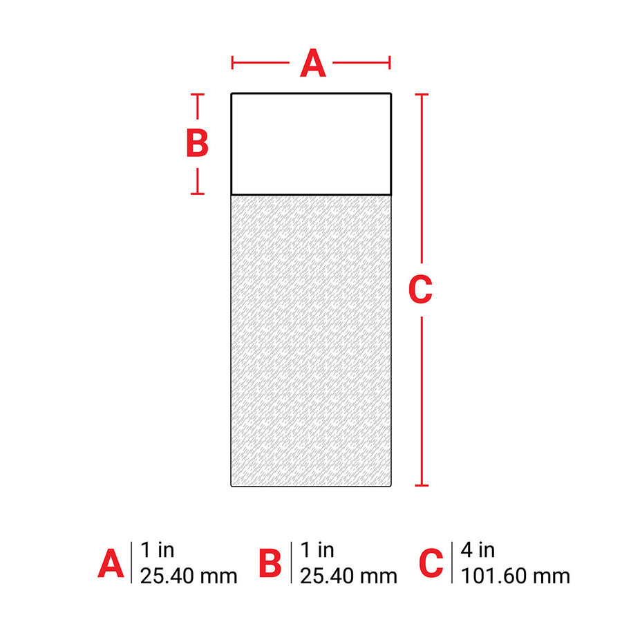 B-427 - WEIß - Selbstlaminierende Kabeletiketten - Großpackung - M610-7