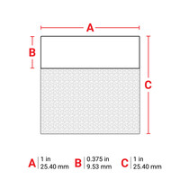 thumb-B-427 - WEIß - Selbstlaminierende Kabeletiketten - Großpackung - M610-8