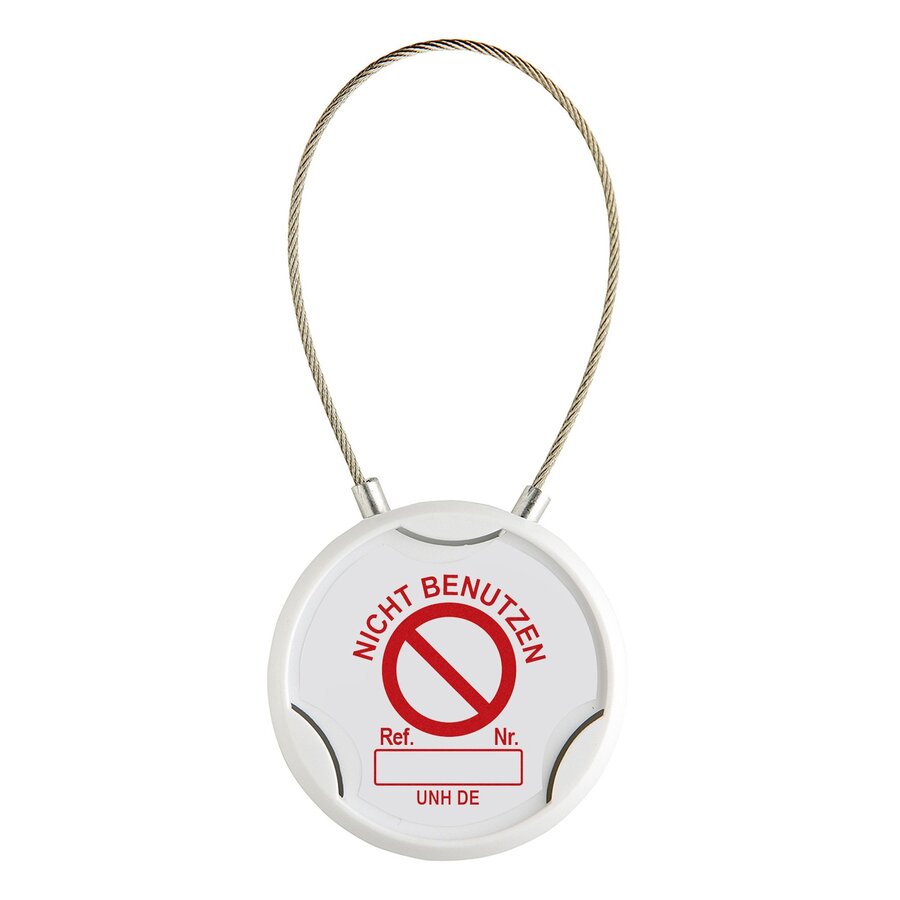 Halter mit Schlinge aus kunststoffbeschichtetem Draht- Unitag®-9