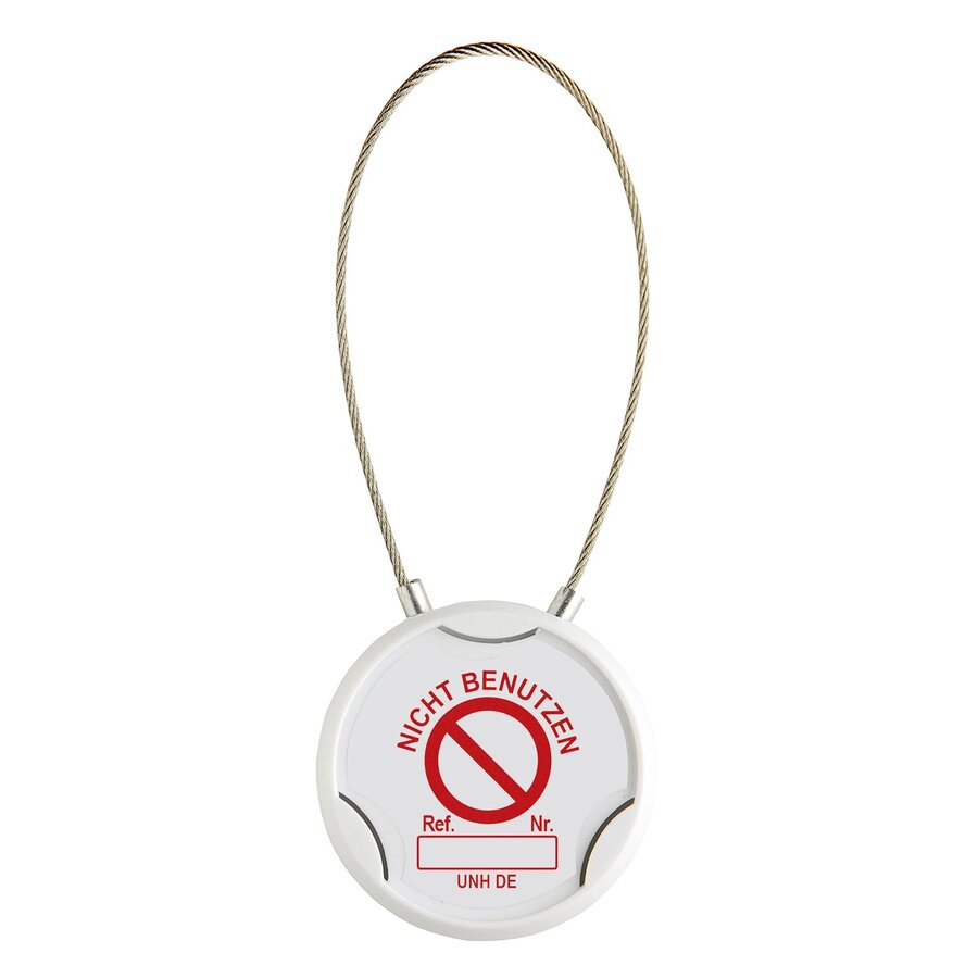 Halter mit Schlinge aus kunststoffbeschichtetem Draht- Unitag®-20