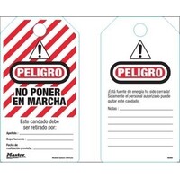 thumb-Anhänger - „Gefahr - Nicht bedienen“ - verschiedene Sprachen-7