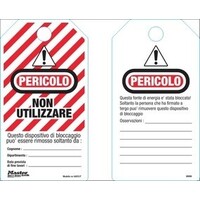 thumb-Anhänger - „Gefahr - Nicht bedienen“ - verschiedene Sprachen-8