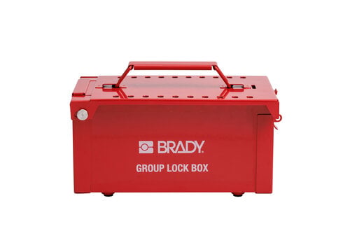 Tragbarer Gruppenverschlusskasten (Brady) 