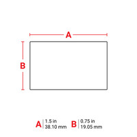 thumb-B-595 - Witterungsbeständige Vinyletiketten (DIE-CUT) - M210/M211/BMP21-6