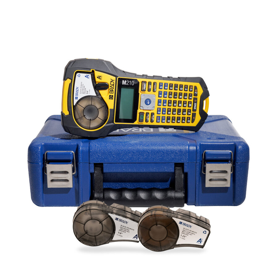 Brady M210 Set Daten- und Kommunikationstechnik im Hartschalenkoffer-1