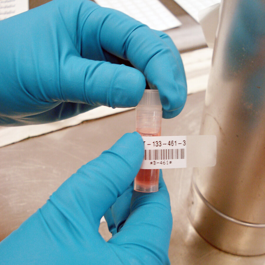 Brady B-461 für M410 und BMP41 – Kryoetiketten selbstlaminierend, −196 °C bis +121 °C-2