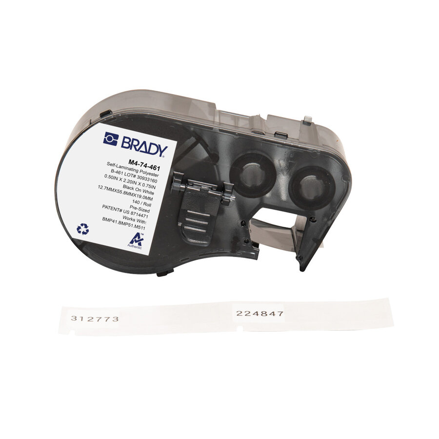 Brady B-461 für M410 und BMP41 – Kryoetiketten selbstlaminierend, −196 °C bis +121 °C-7