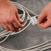 thumb-Brady B-498 CleanLift – repositionierbare gestanzte Etiketten aus Vinylgewebe für M410 und BMP41-2